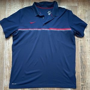 Men's Nike Dri-Fit Navy Polo size XL